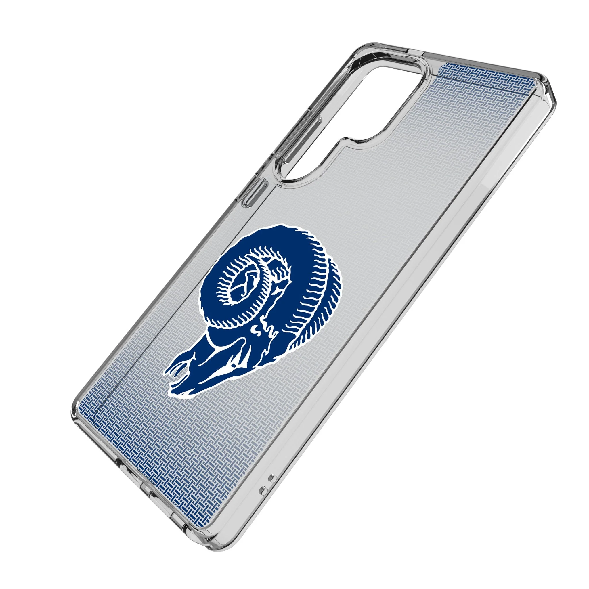 Los Angeles Rams Historic Collection Linen Clear Phone Case for Samsung Galaxy - Image 2
