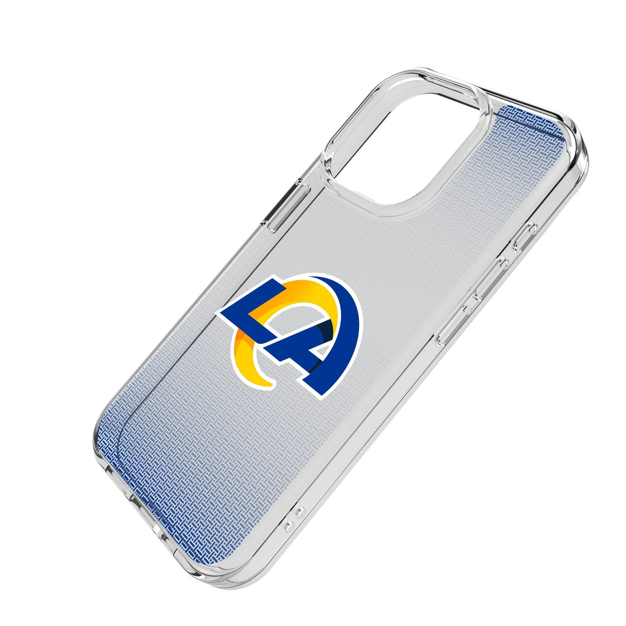 Los Angeles Rams Linen Clear Phone Case for Apple iPhone - Image 2