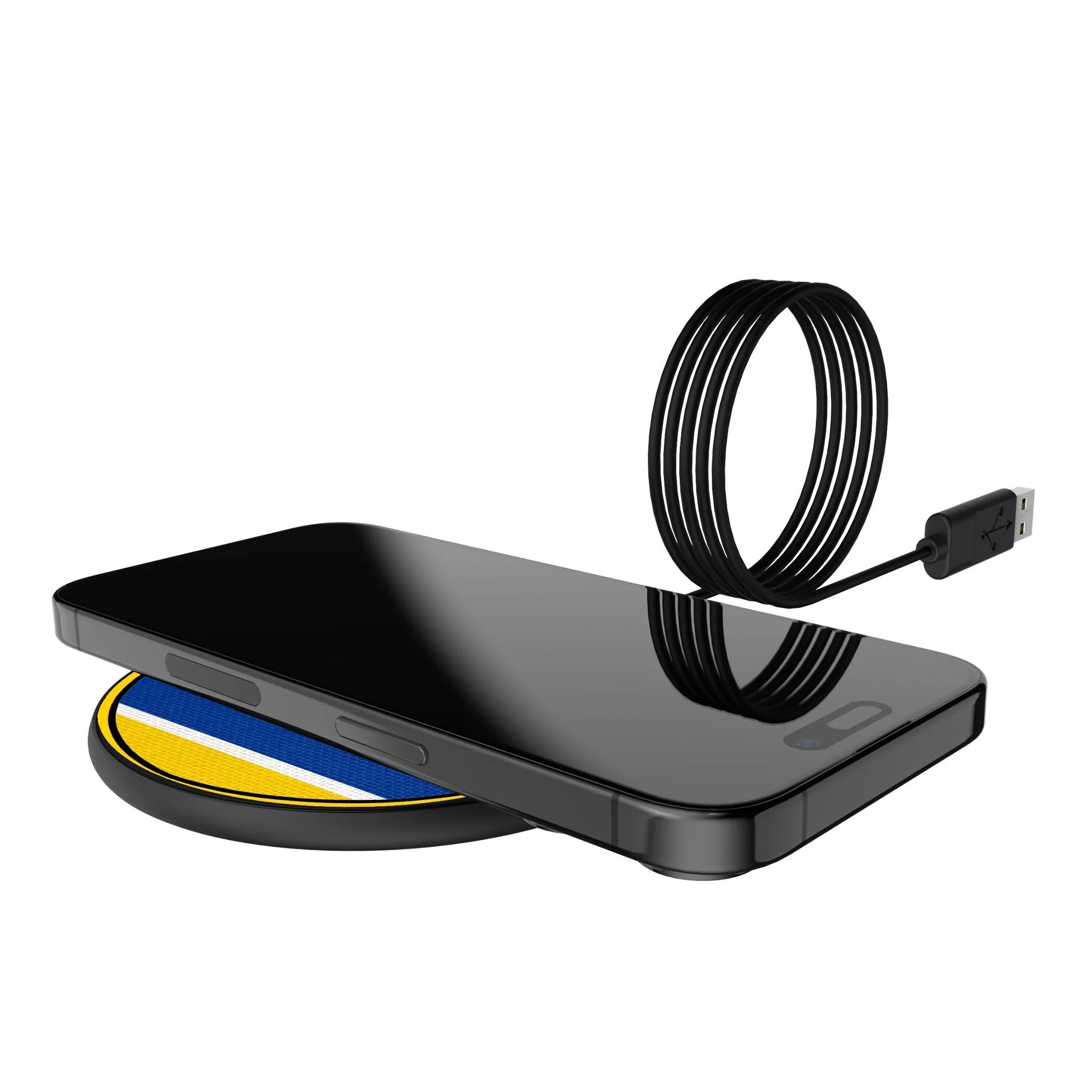 Los Angeles Rams Stripe 15-Watt Wireless Charger - Image 5