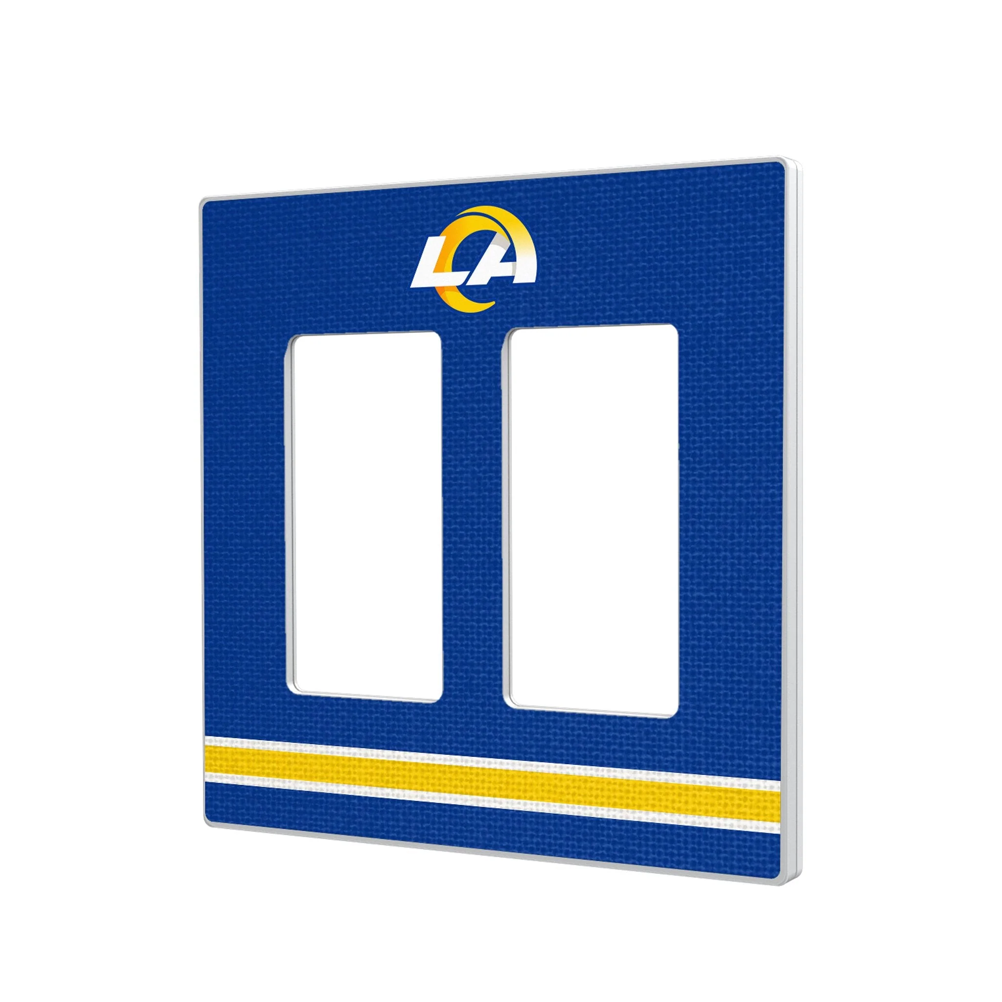 Los Angeles Rams Stripe Hidden-Screw Light Switch Plate - Image 4
