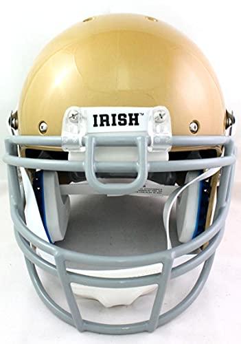 Lou Holtz Autographed Notre Dame Speed Authentic F/S Helmet w/Insc- Beckett W Black - Image 4