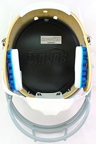 Lou Holtz Autographed Notre Dame Speed Full Size Helmet w/NAT- Beckett W Black - Image 2