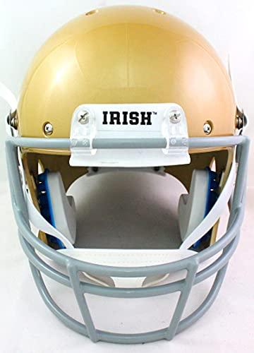 Lou Holtz Autographed Notre Dame Speed Full Size Helmet w/NAT- Beckett W Black - Image 4