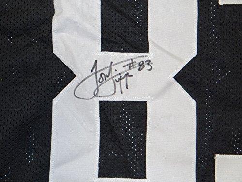 Louis Lipps Bowl Signed / Autographed Black Jersey- JSA W Authenticated - Image 2