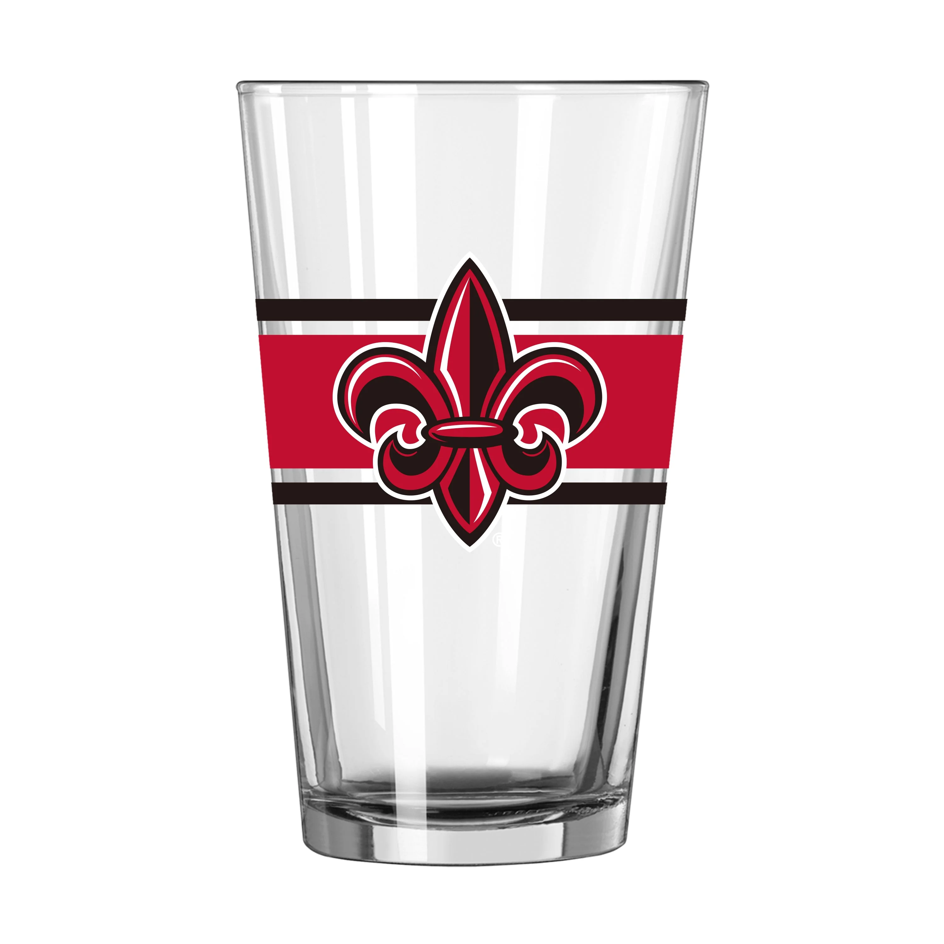 Louisiana Lafayette 16oz Stripe Pint Glass