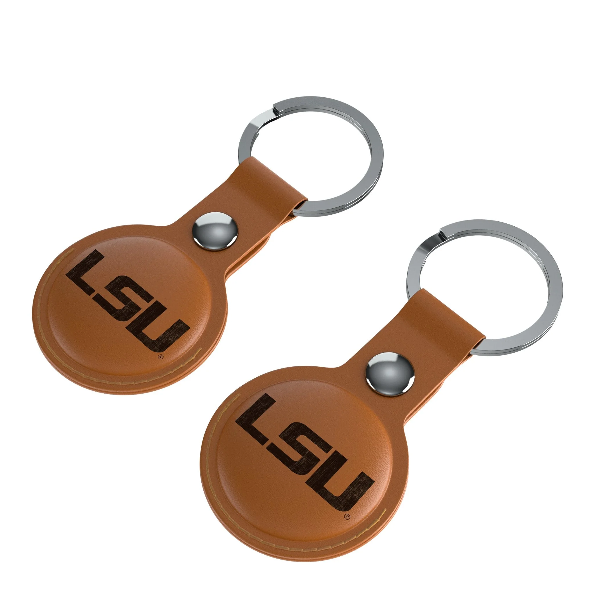 Louisiana State University Tigers Burn Brown Airtag Holder 2-Pack - Image 3