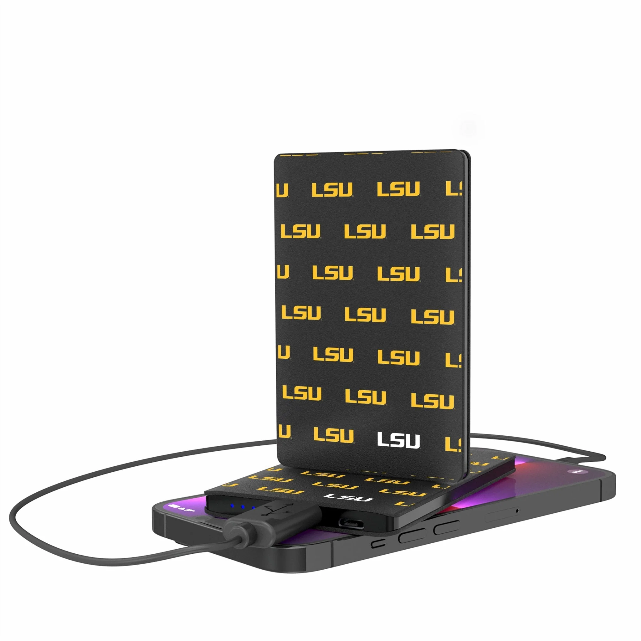 Louisiana State University Tigers Fashion Pattern 2500mAh Credit Card Powerbank