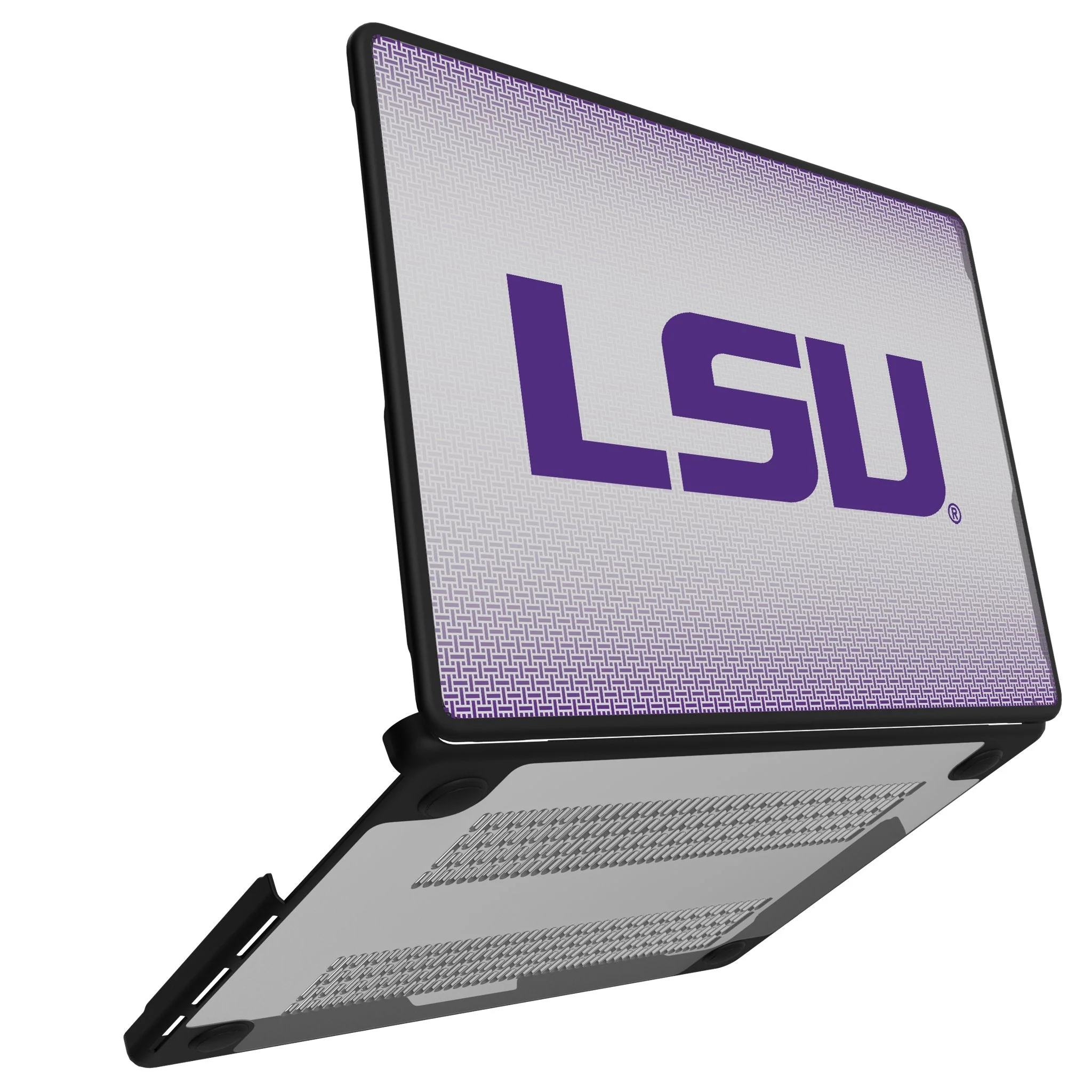 Louisiana State University Tigers Linen Laptop Case for Apple MacBook - Image 2