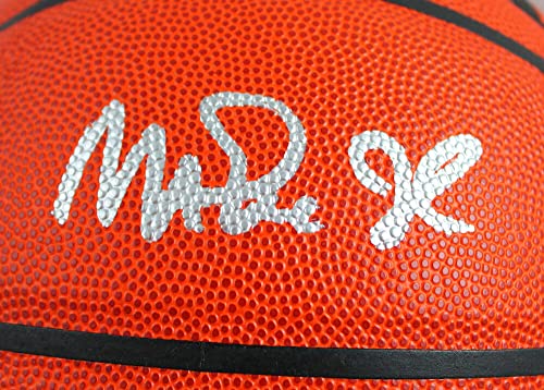 Magic Johnson/James Worthy Autographed Official NBA Wilson Basketball-Beckett W Hologram Silver - Image 4