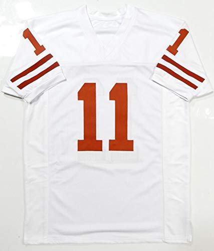 Major Applewhite Autographed White Pro Style Jersey- JSA Authenticated *R1 - Image 2
