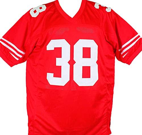 Marcus Lattimore Autographed Red Pro Style Jersey-Beckett Hologram Black - Image 2