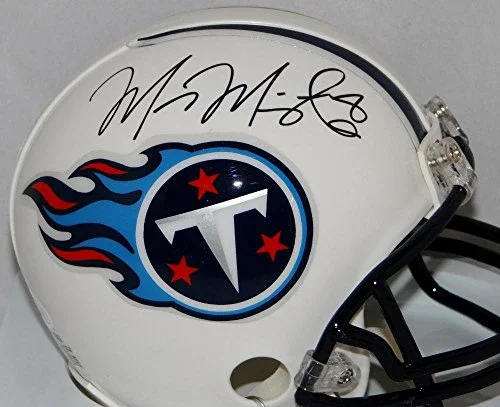 Marcus Mariota Autographed Tennessee Titans Mini Helmet- PSA/DNA Authenticated - Image 2