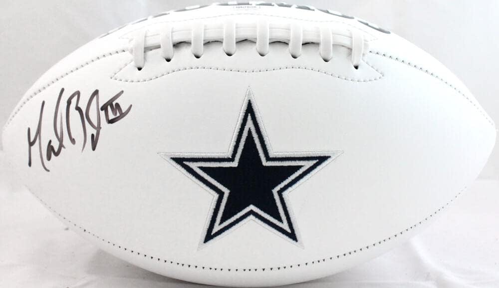 Marion Barber Autographed Cowboys Logo Football-JSA W Black - Image 4