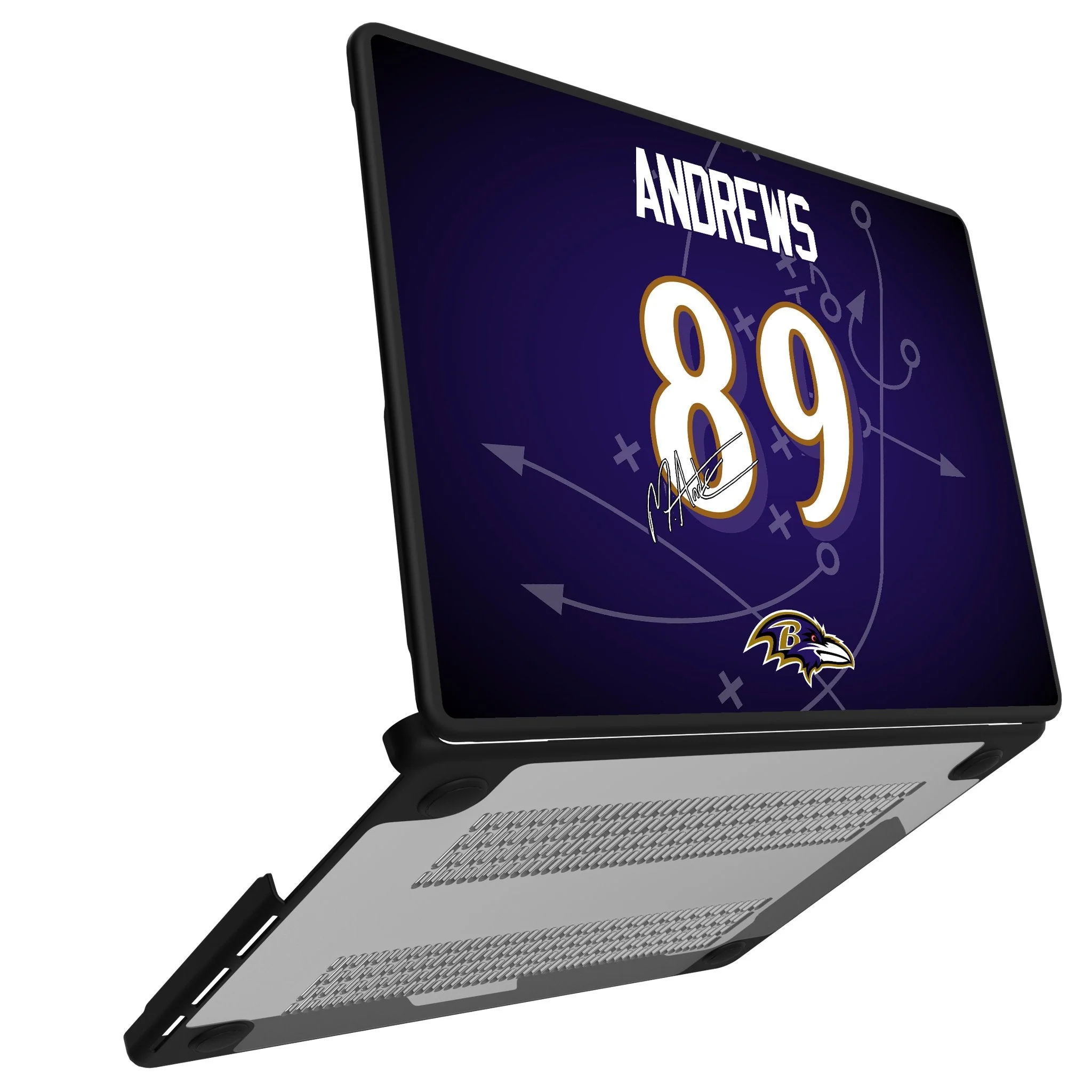 Mark Andrews Baltimore Ravens 89 Game Tactic Laptop Case for Apple MacBook - Image 2