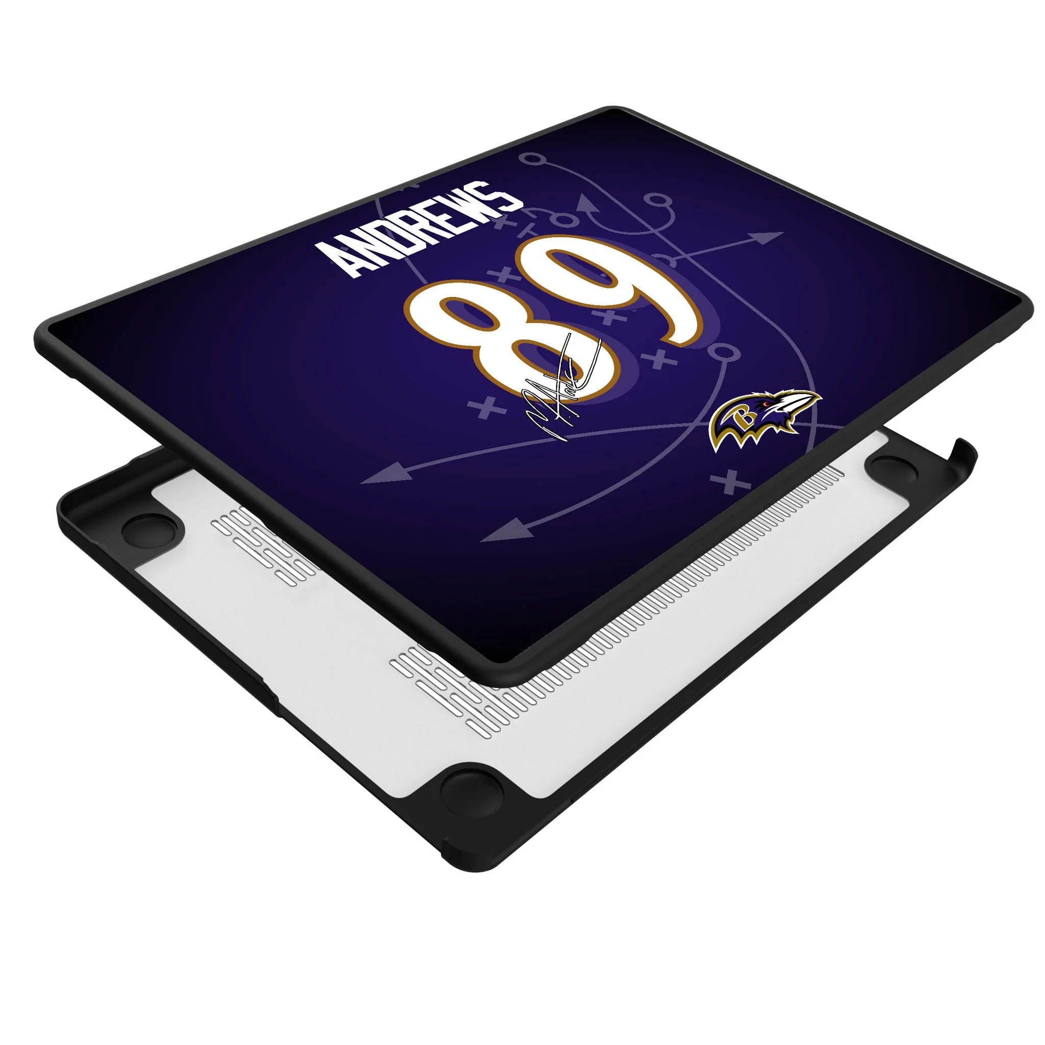 Mark Andrews Baltimore Ravens 89 Game Tactic Laptop Case for Apple MacBook - Image 4