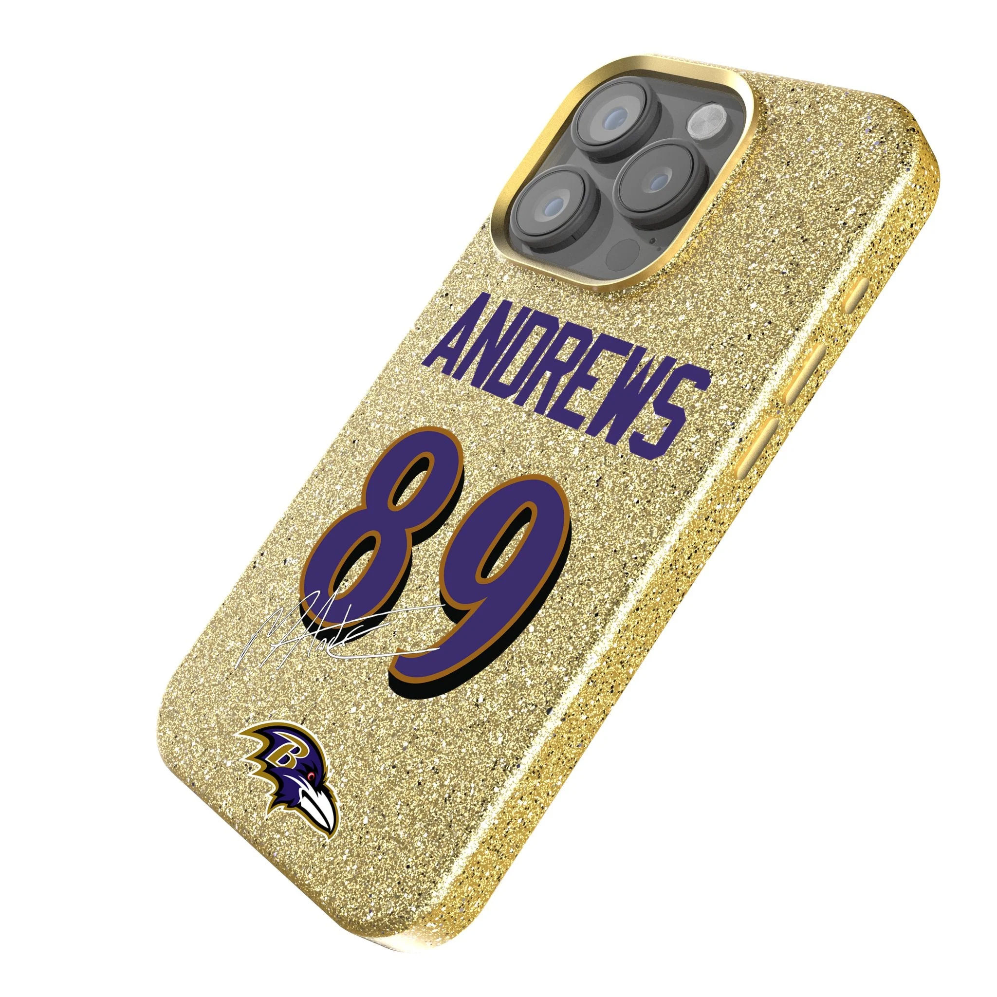 Mark Andrews Baltimore Ravens 89 Ready Bling Phone Case - Image 2