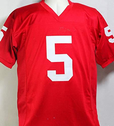 Marquise Hollywood Brown Autographed Maroon College Style Jersey - JSA Auth 5 - Image 2