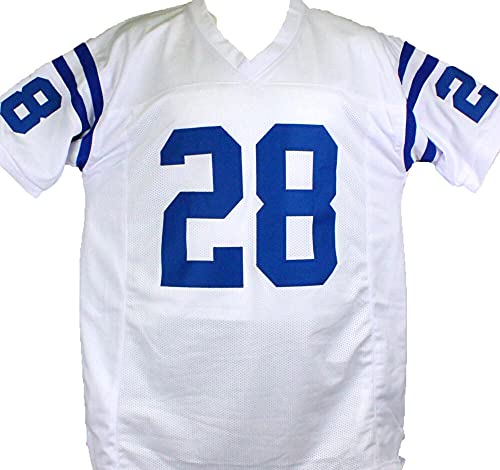 Marshall Faulk Autographed White Pro Style Jersey w/ROY- Beckett W Hologram - Image 2