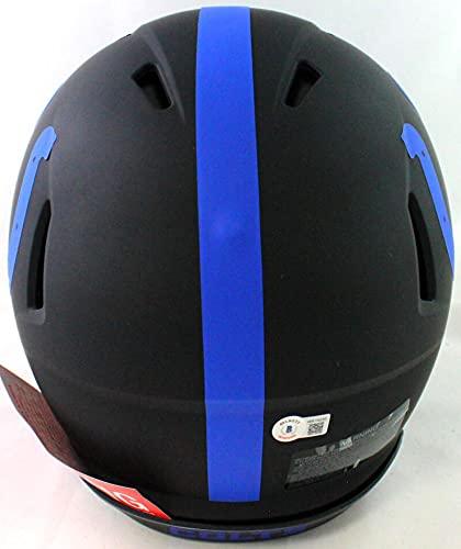 Marshall Faulk Signed Colts Authentic Eclipse F/S Helmet w/HOF- Beckett W Blue - Image 3