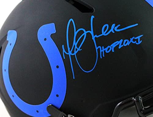Marshall Faulk Signed Colts Authentic Eclipse F/S Helmet w/HOF- Beckett W Blue - Image 5