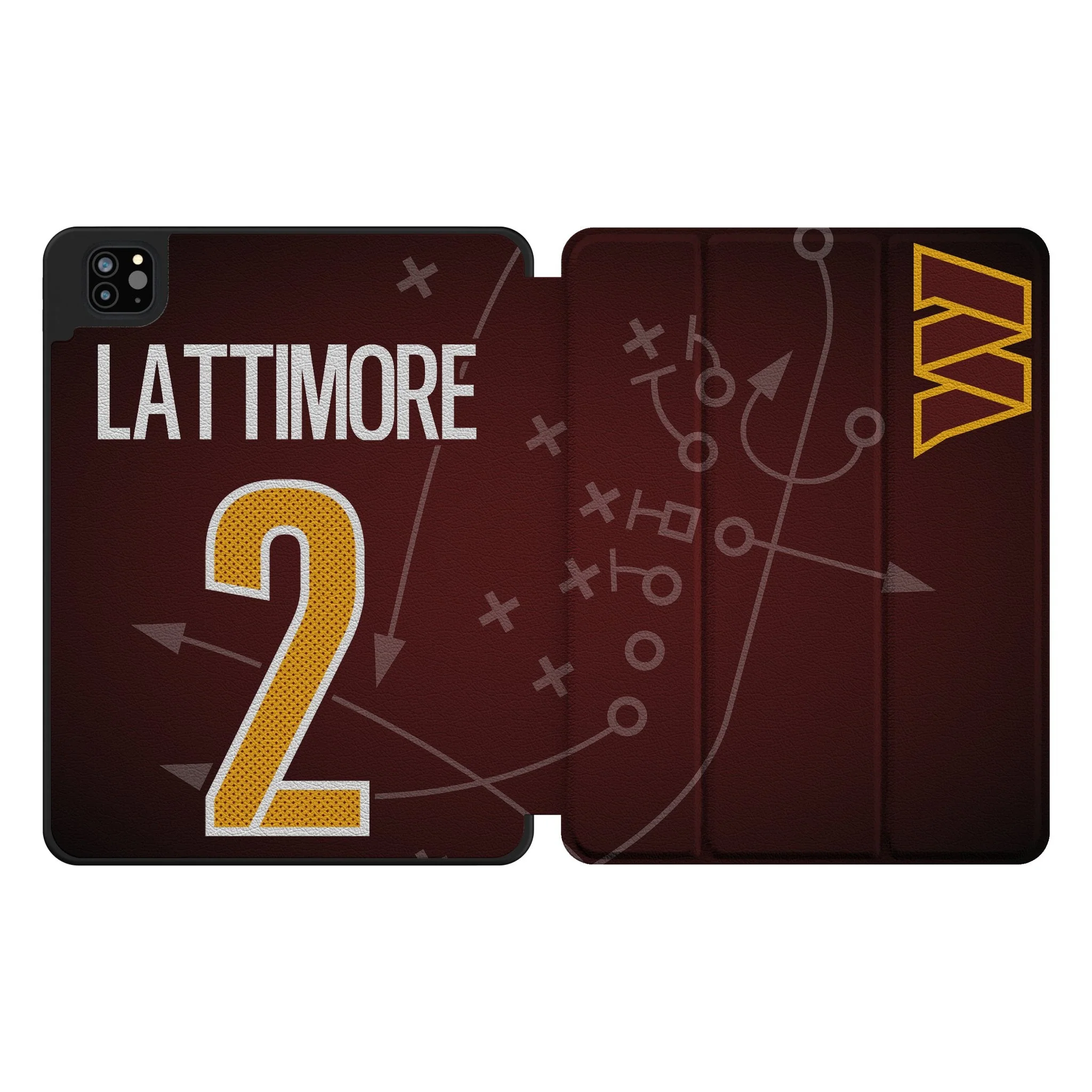 Marshon Lattimore Washington Commanders 2 Game Tactic Tablet Case for Apple iPad