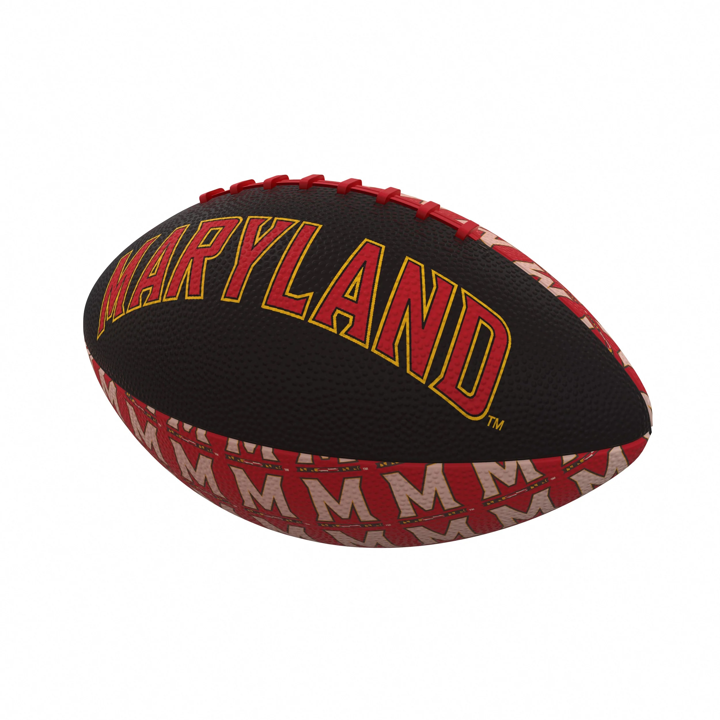 Maryland Repeating Mini-Size Rubber Football