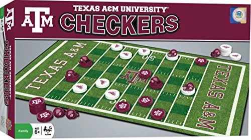 MasterPieces Collegiate Texas A&M Checkers Game, Multi, Model:41543 - Image 3