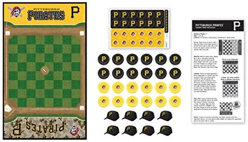 MasterPieces MLB Pittsburgh Pirates Checkers Board Game