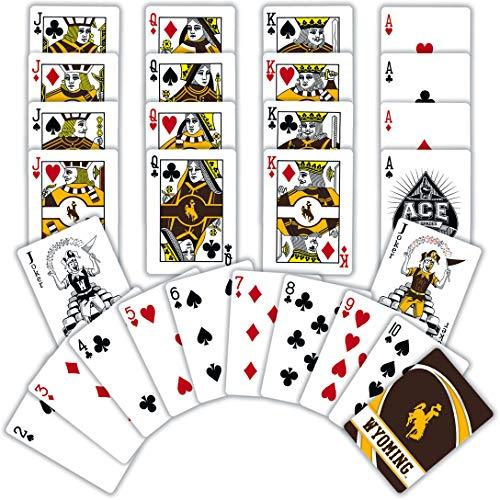 MasterPieces NCAA Wyoming Cowboys Playing Cards, 2.5" x 3.5" - Image 3