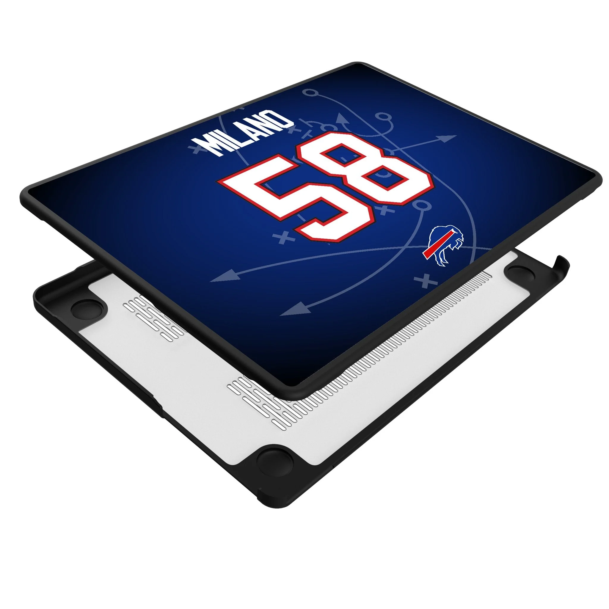 Matt Milano Buffalo Bills 58 Game Tactic Laptop Case for Apple MacBook - Image 4