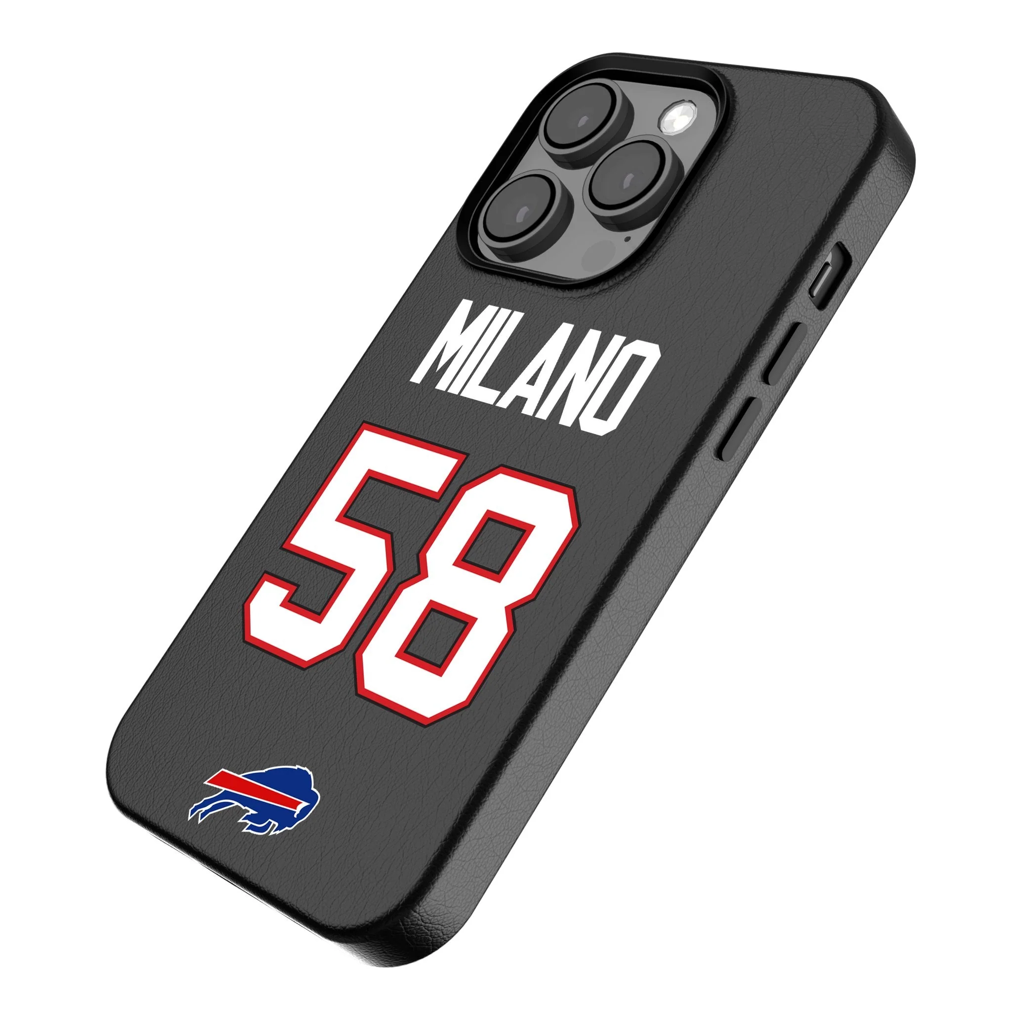 Matt Milano Buffalo Bills 58 Ready MagSafe Compatible Phone Case for Apple iPhone - Image 2