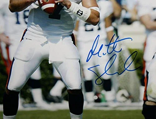 Matt Schaub Autographed 8x10 Virginia Cavaliers Passing Photo- JSA Authenticated - Image 2