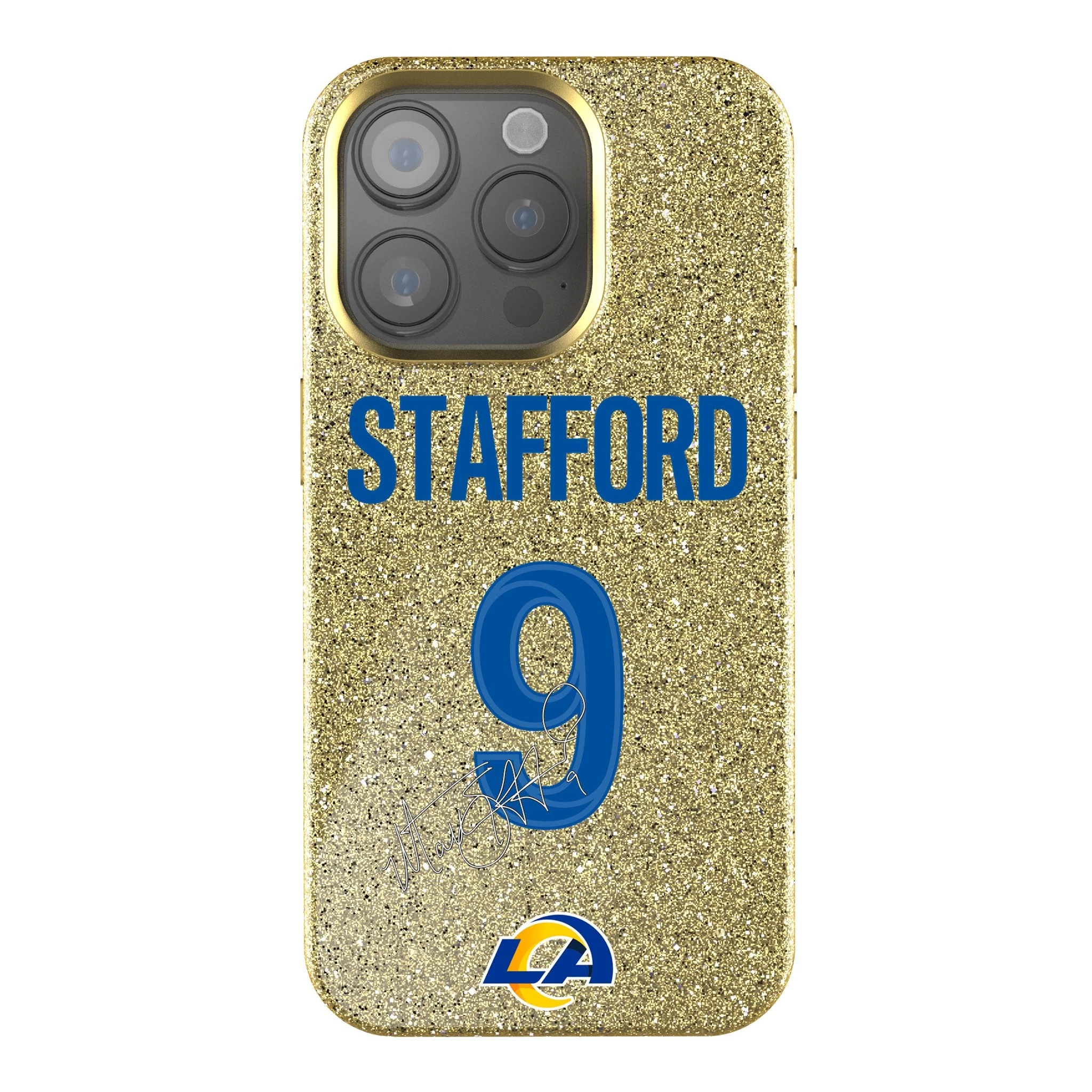 Matthew Stafford Los Angeles Rams 9 Ready Bling Phone Case