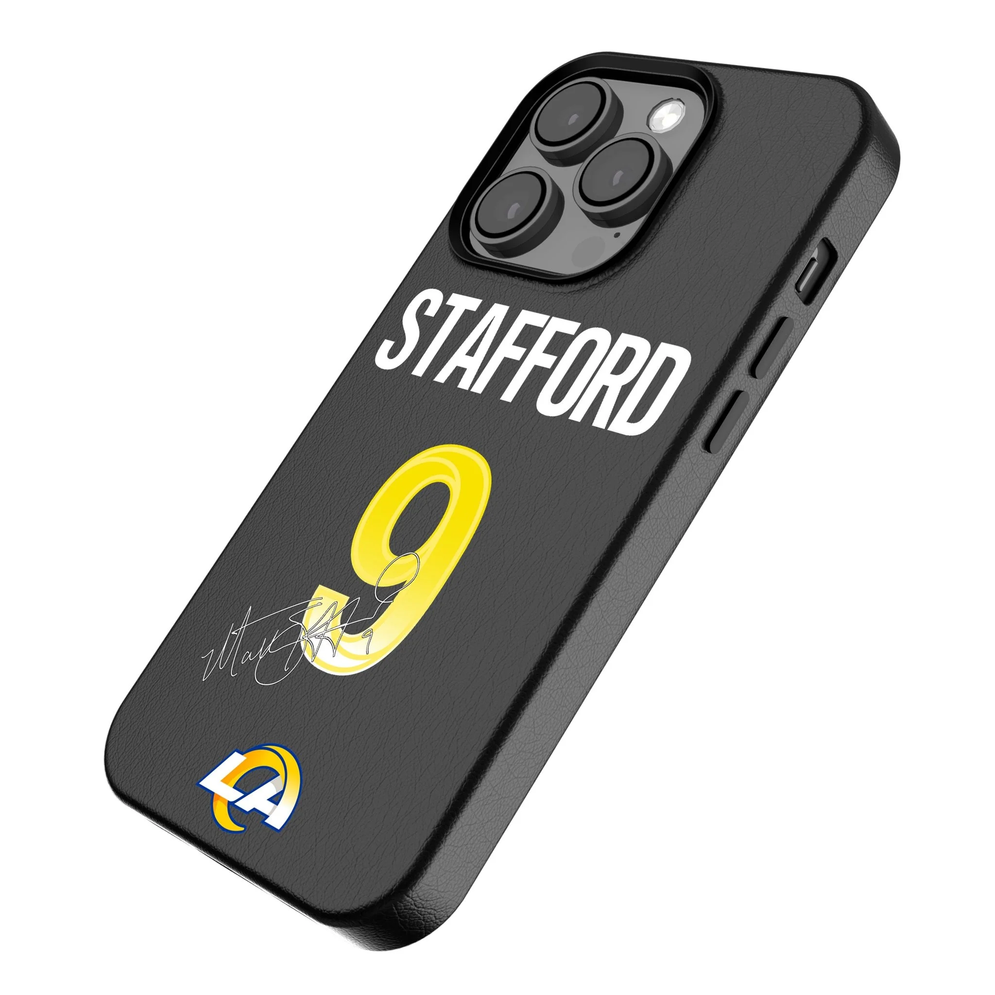 Matthew Stafford Los Angeles Rams 9 Ready MagSafe Compatible Phone Case for Apple iPhone - Image 2