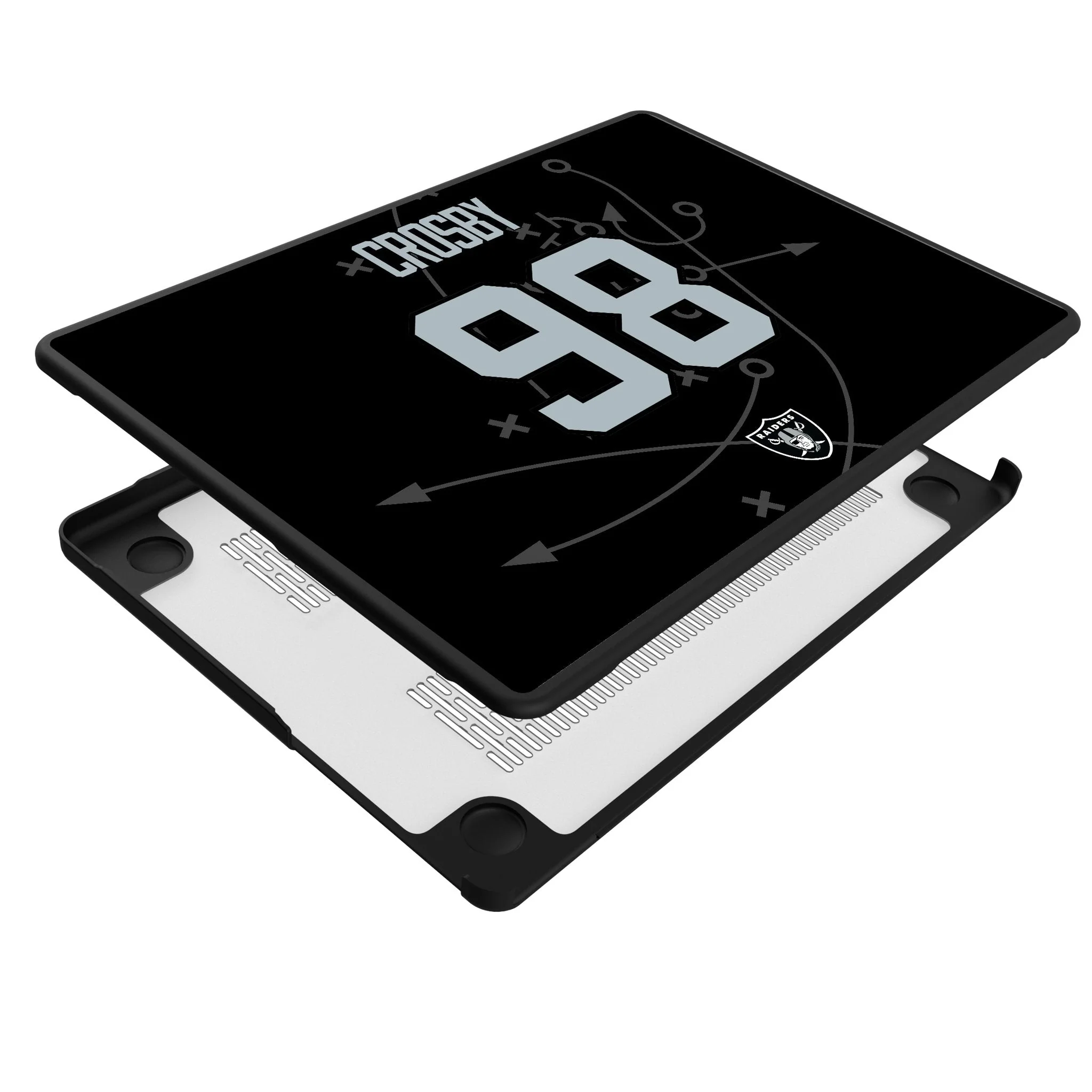 Maxx Crosby Las Vegas Raiders 98 Game Tactic Laptop Case for Apple MacBook - Image 4