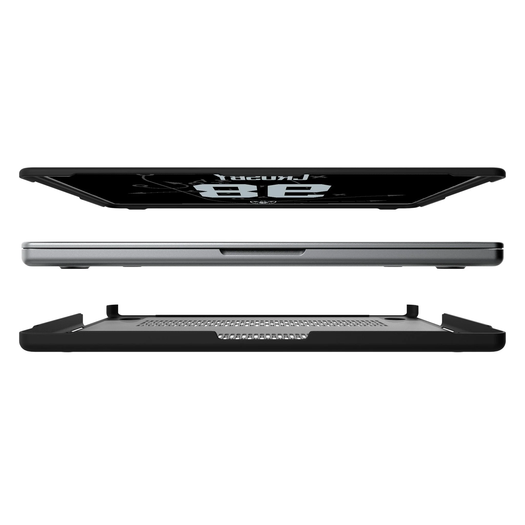 Maxx Crosby Las Vegas Raiders 98 Game Tactic Laptop Case for Apple MacBook - Image 7