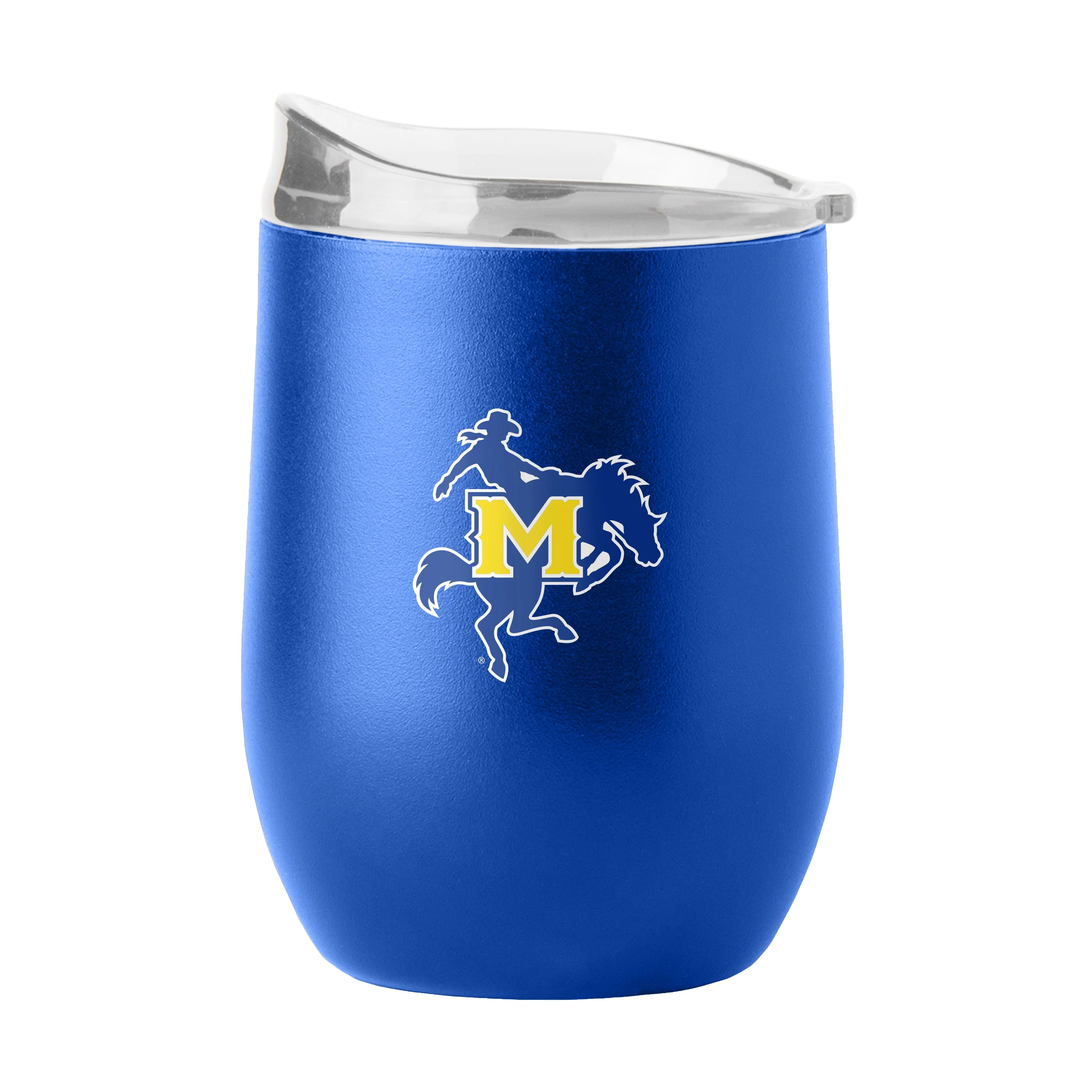McNeese State 16oz Flipside Powder Coat Curved Bev