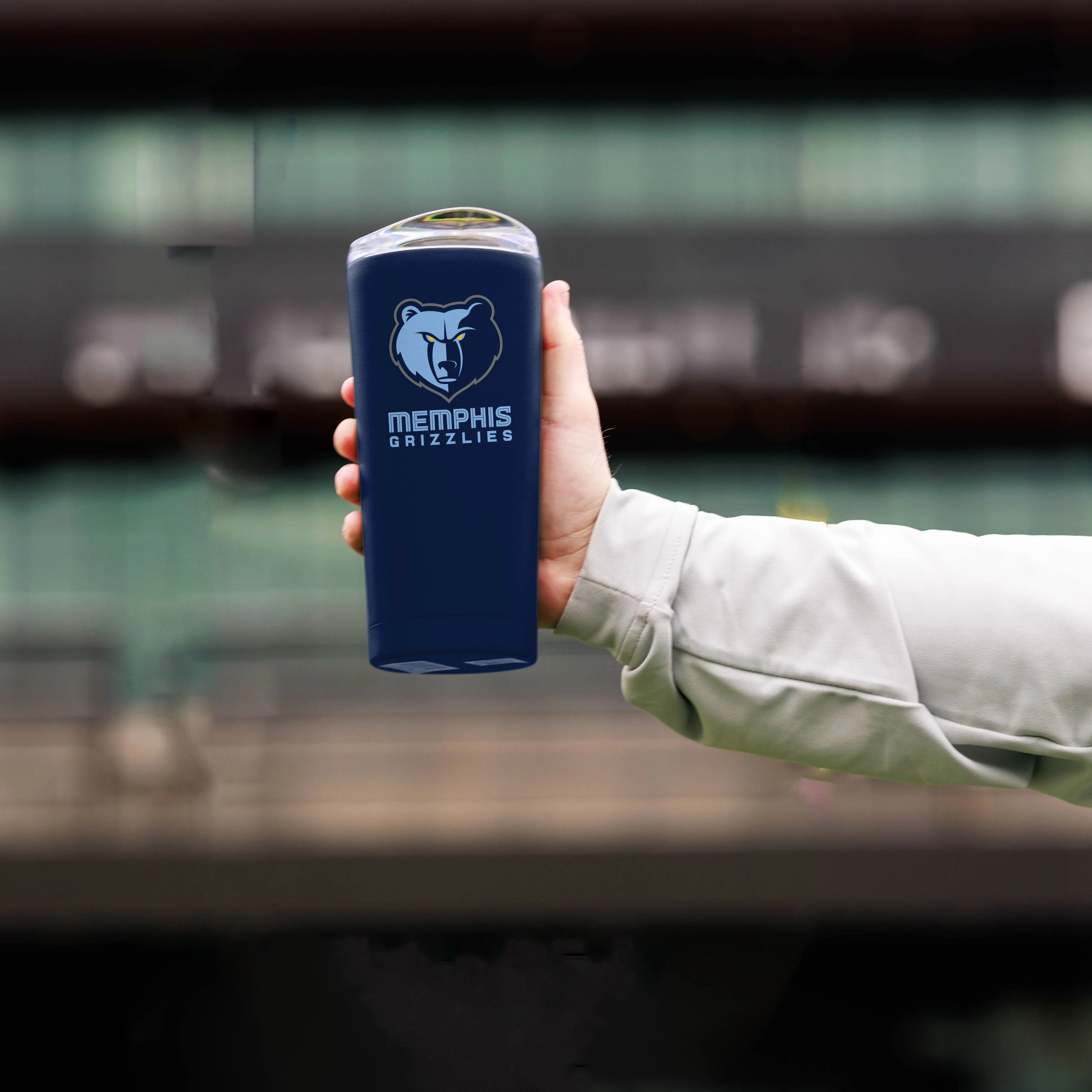 Memphis Grizzlies 20oz Flipside Powder Coat Tumbler - Image 3