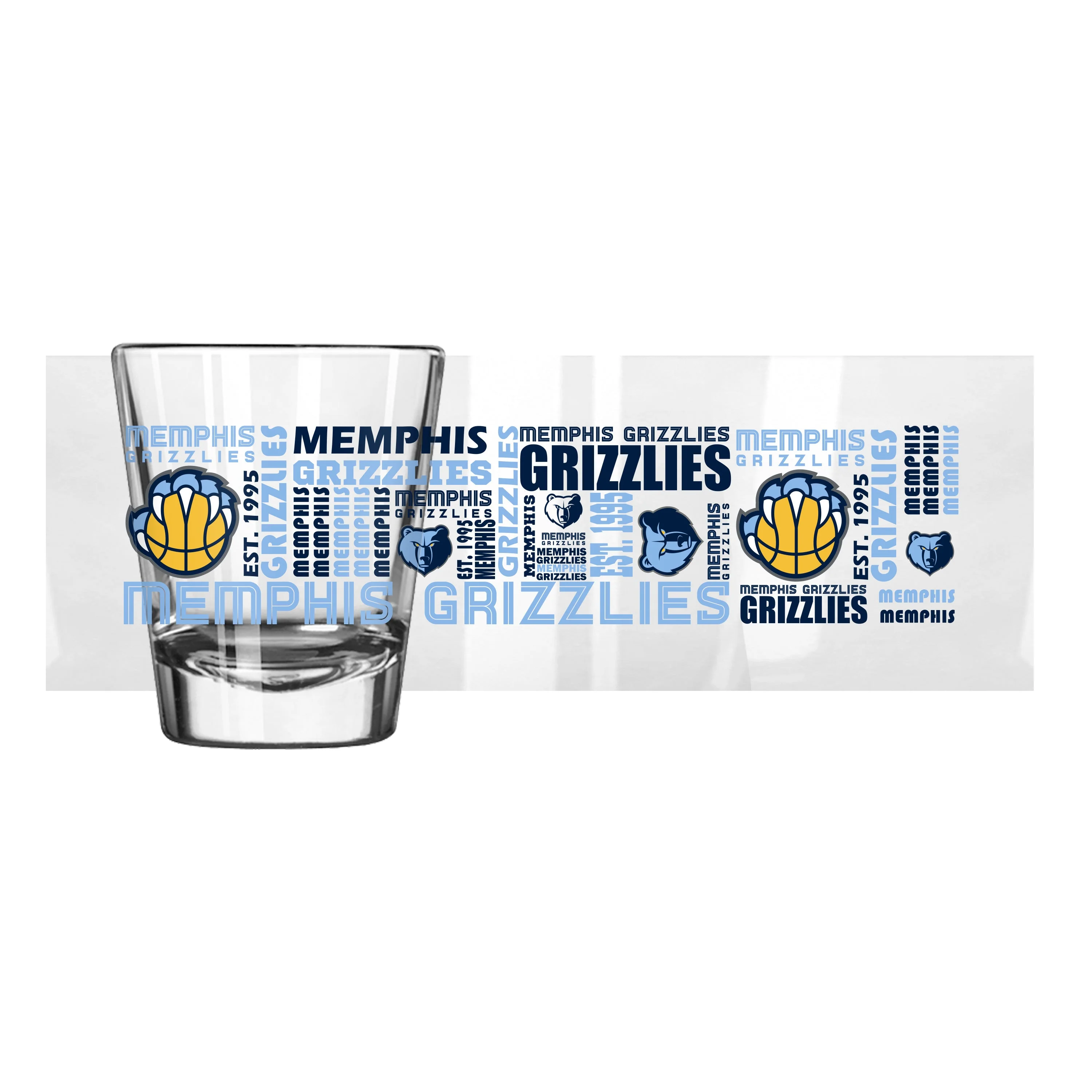 Memphis Grizzlies 2oz Spirit Shot Glass - Image 2