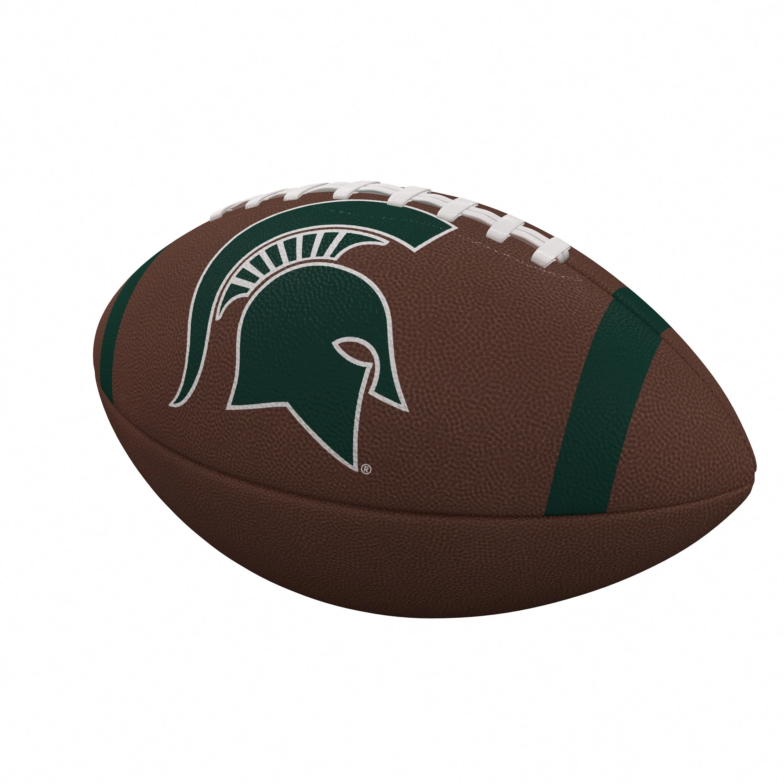 Michigan State Team Stripe Official-Size Composite Football