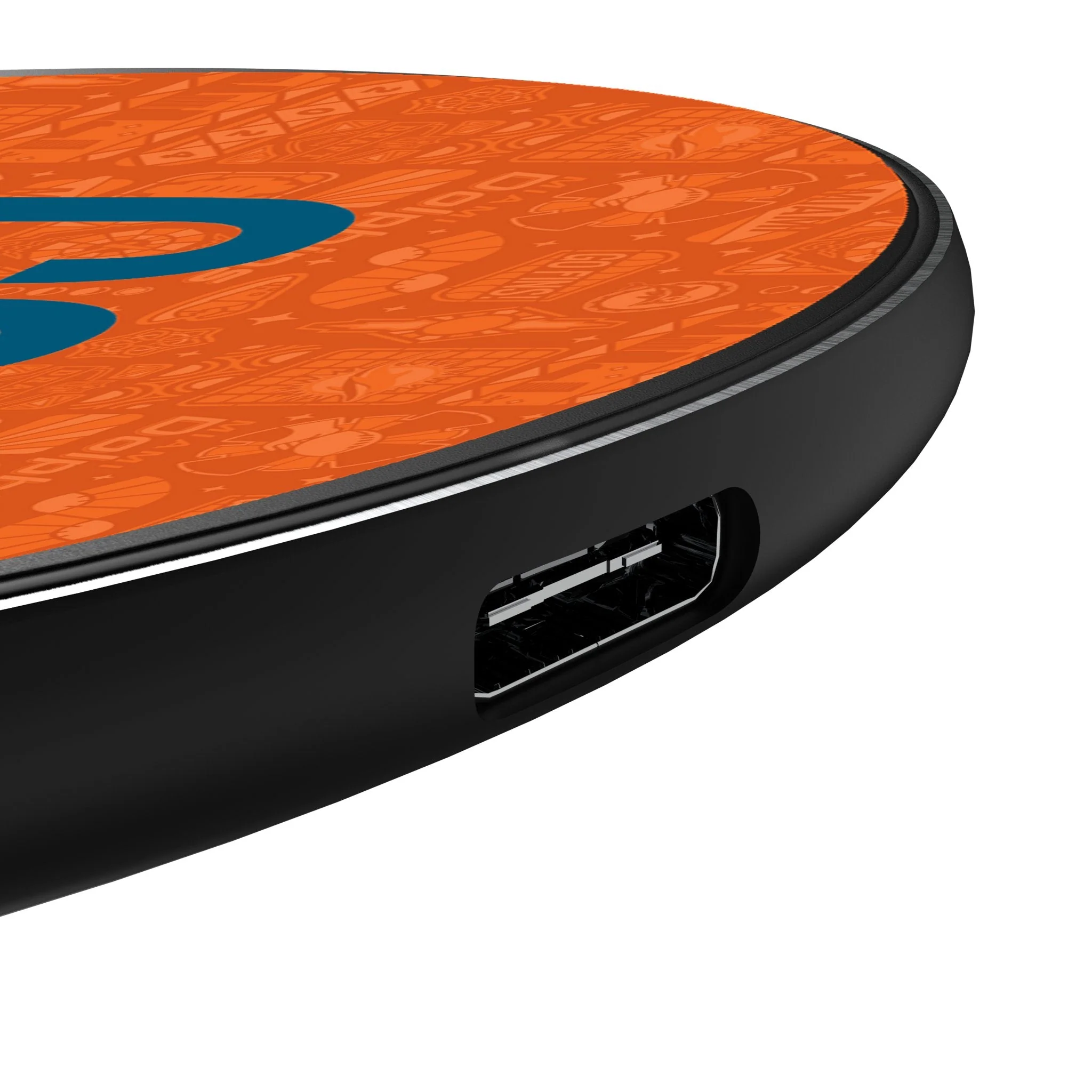 Miami Dolphins 2024 Illustrated Limited Edition 15-Watt Wireless Charger - Image 3
