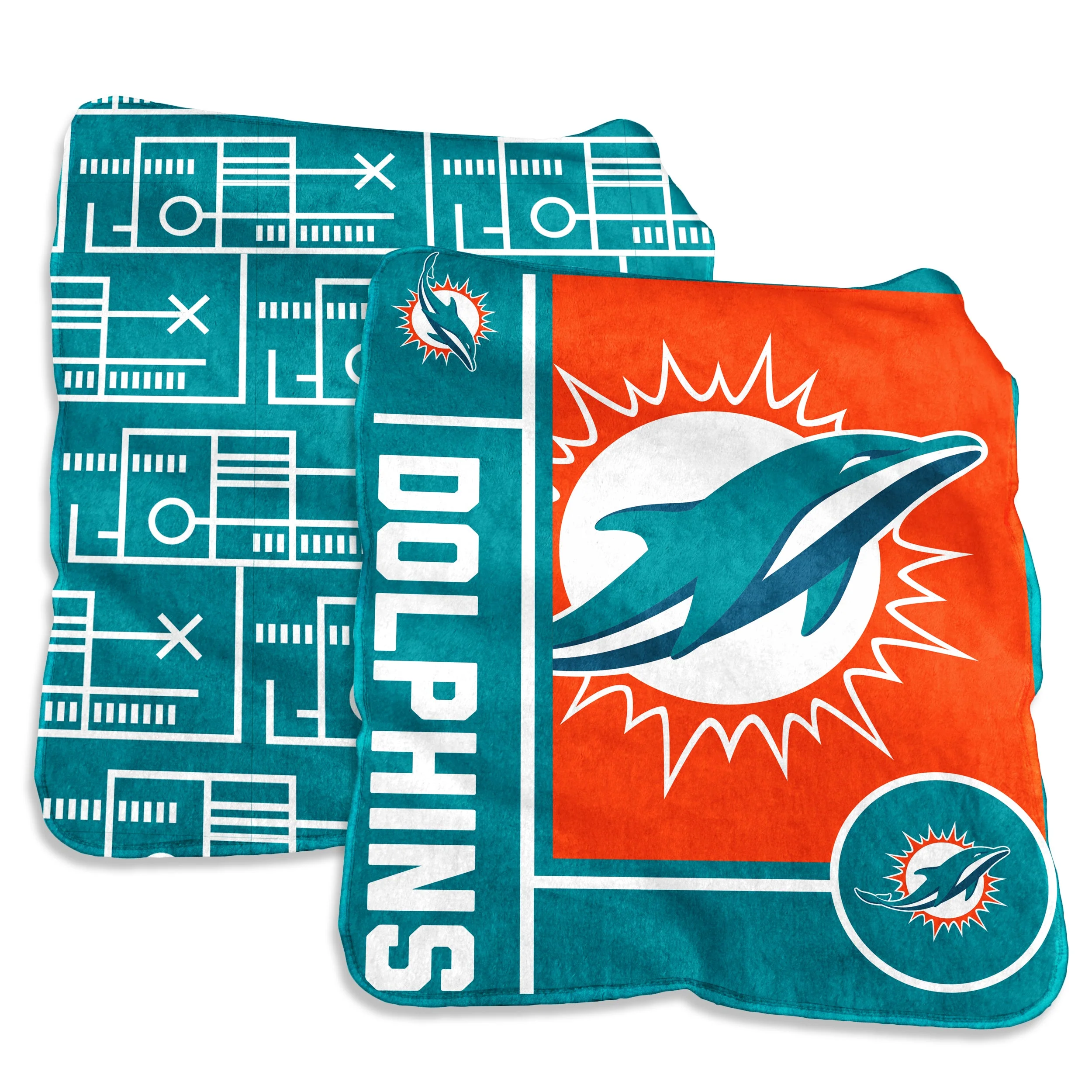 Miami Dolphins 60x70 Super Plush Blanket