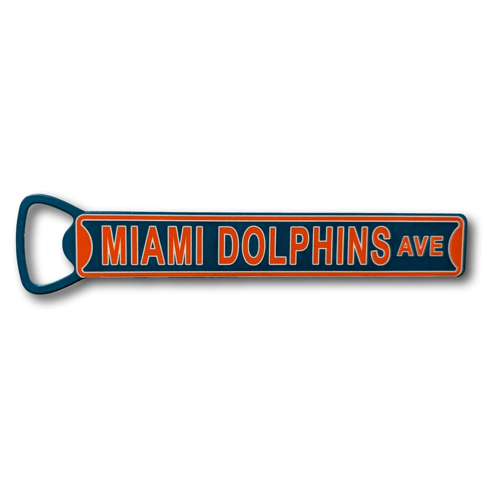 Miami Dolphins Ave - Steel Bottle Opener