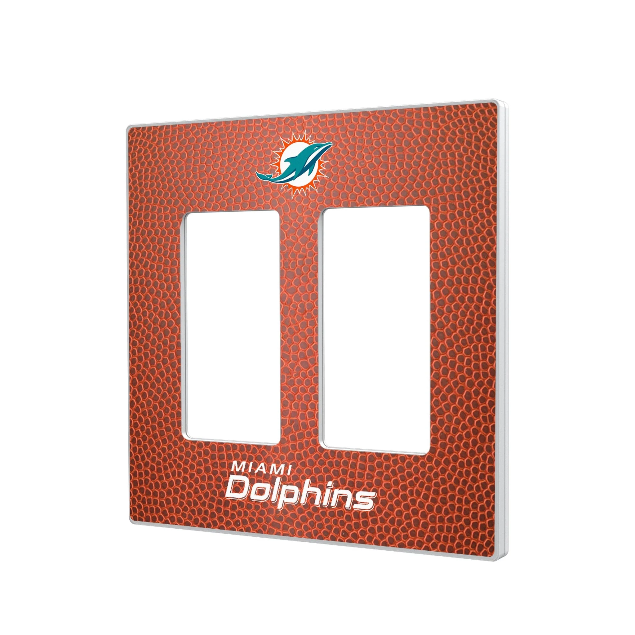 Miami Dolphins Football Hidden-Screw Light Switch Plate - Image 4