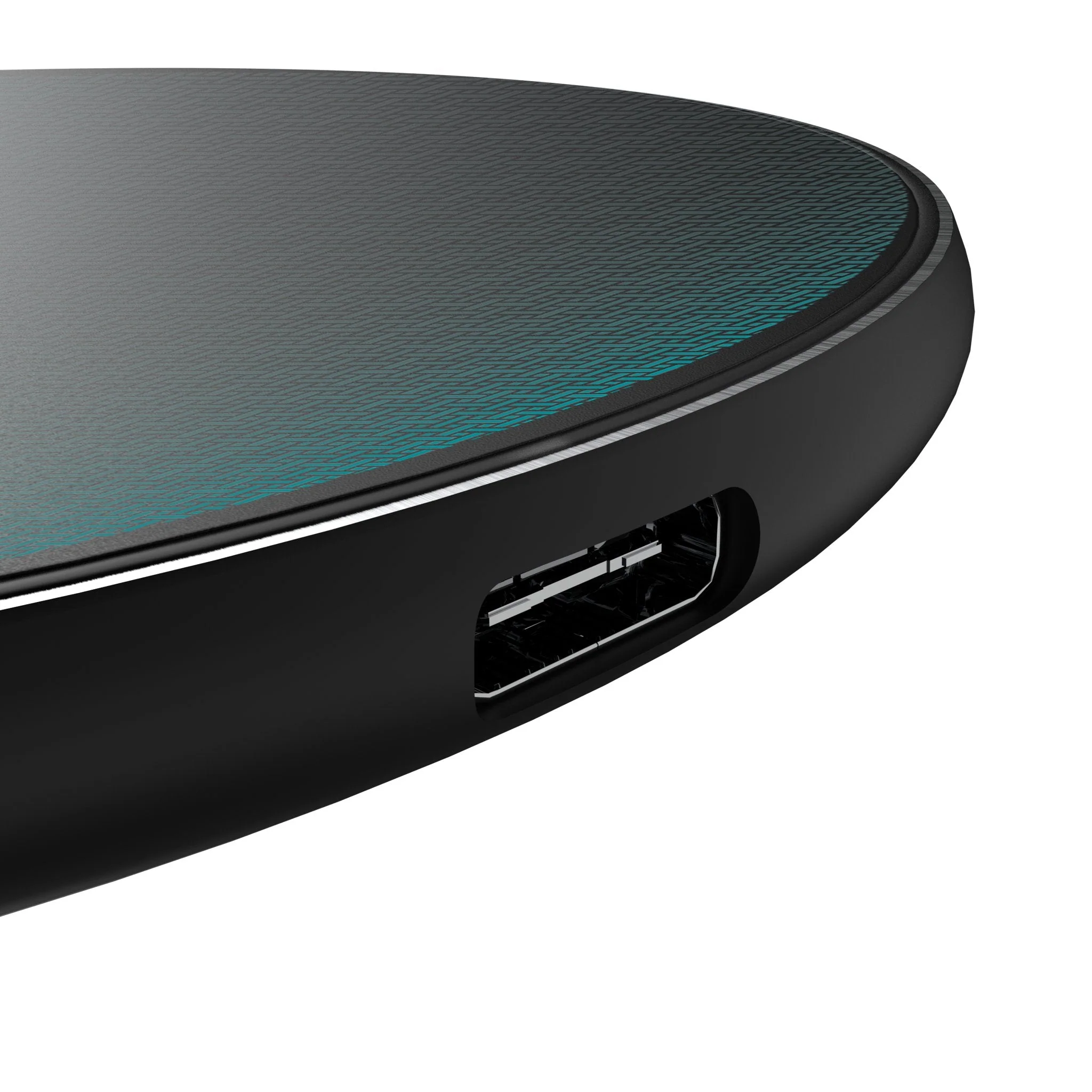 Miami Dolphins Linen 15-Watt Wireless Charger - Image 3