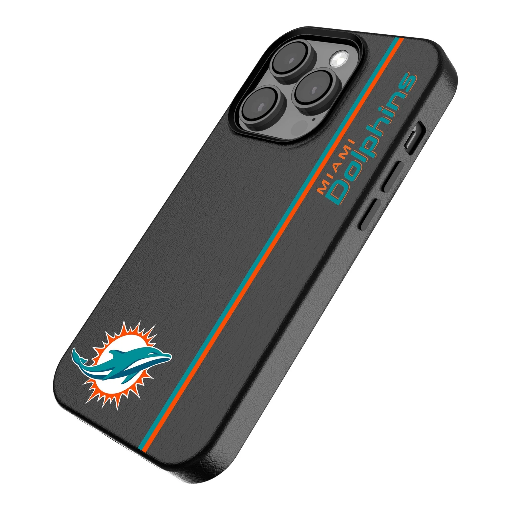Miami Dolphins Sidebar MagSafe Compatible Phone Case for Apple iPhone - Image 2