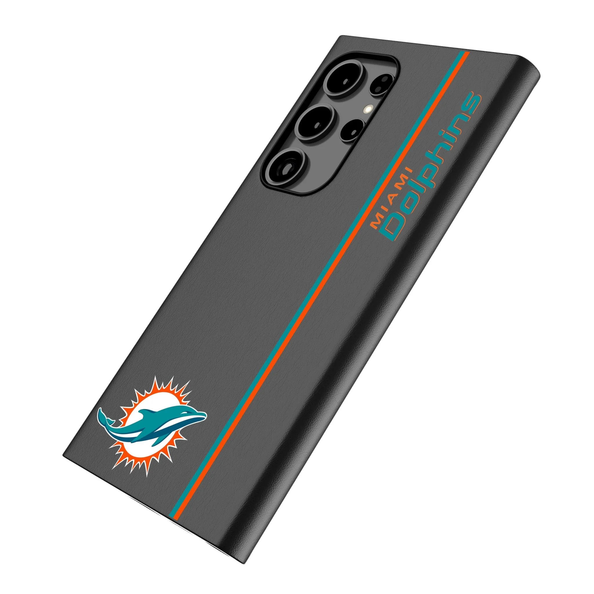 Miami Dolphins Sidebar MagSafe Compatible Phone Case for Samsung Galaxy - Image 2
