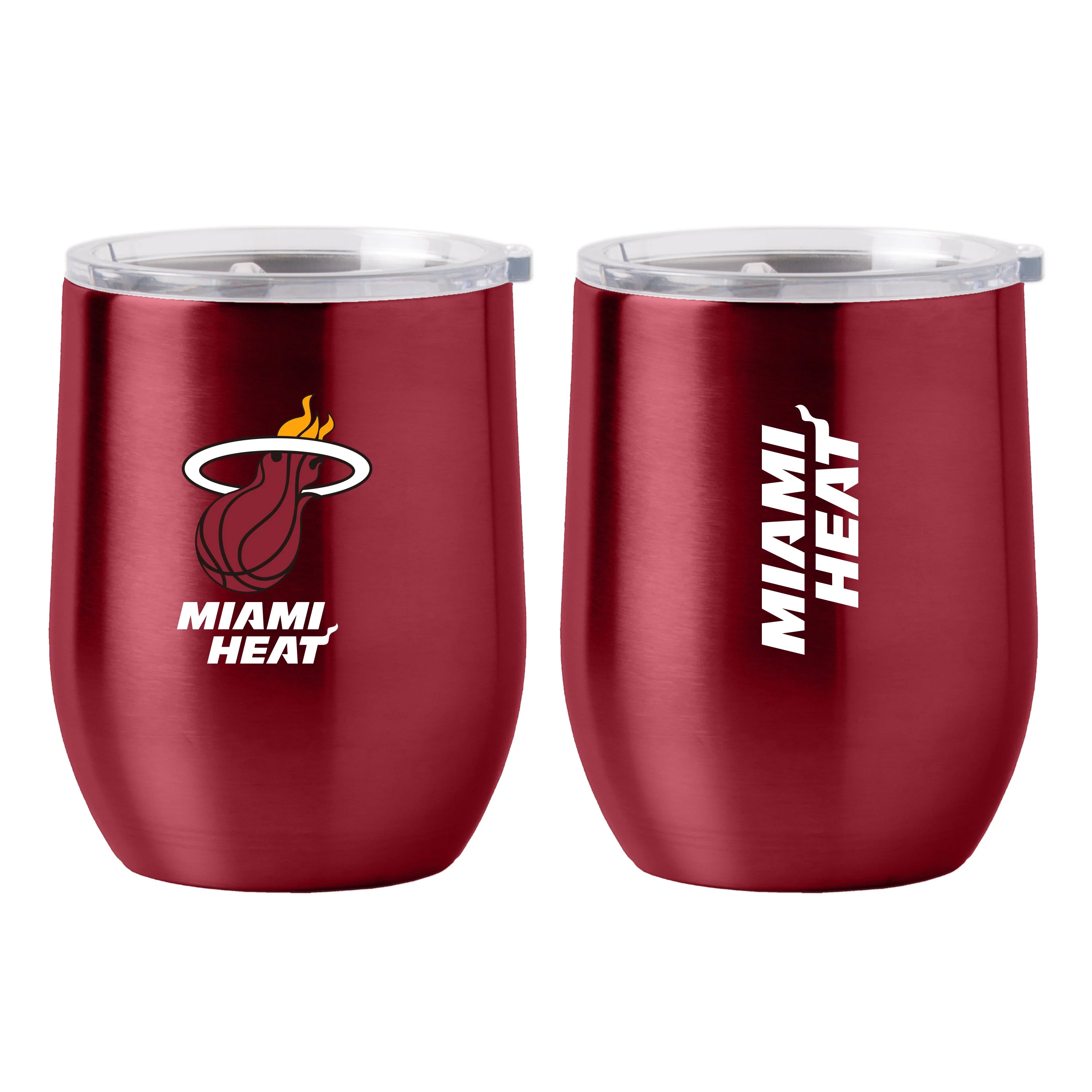 Miami Heat 16oz Gameday Stainless Curved Beverage