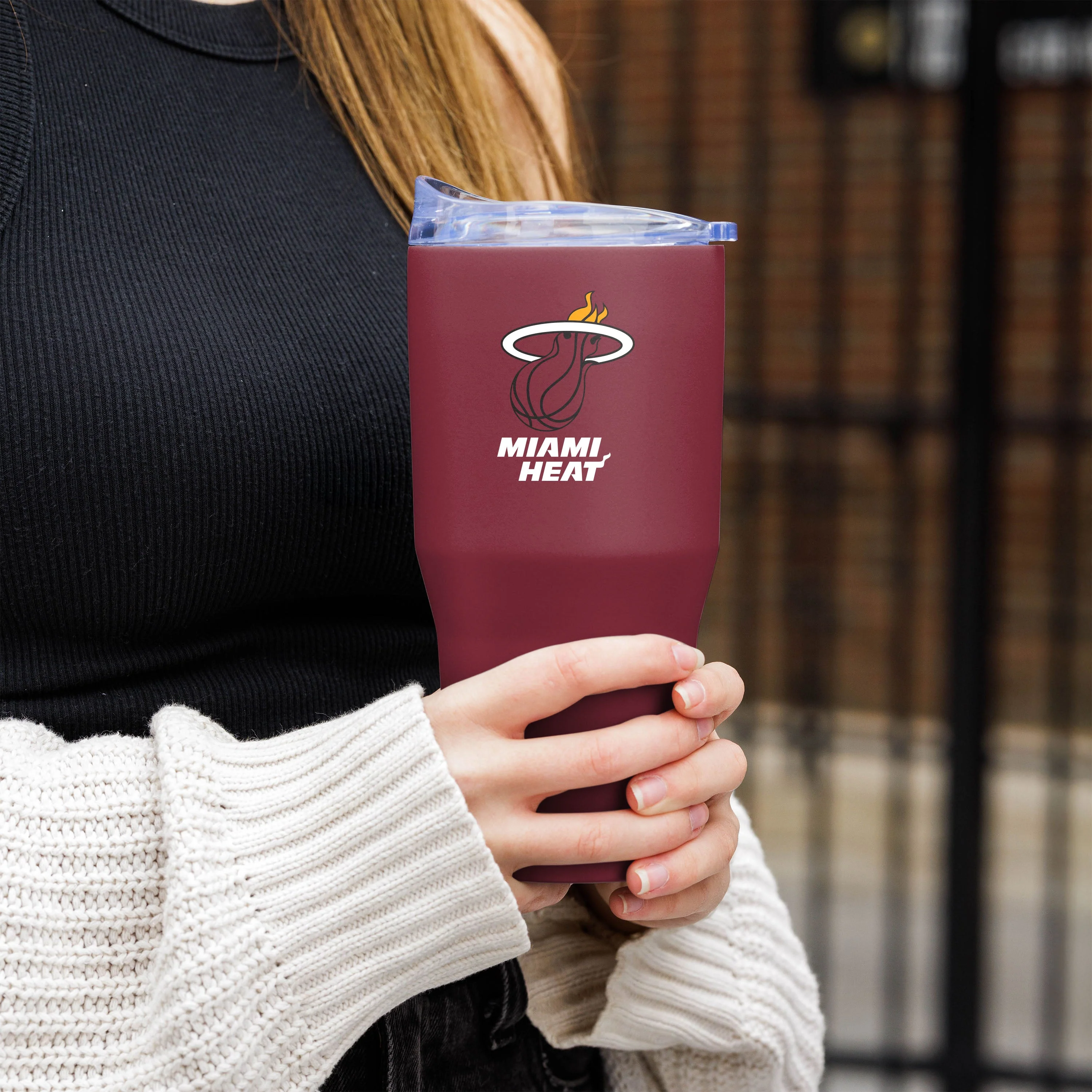 Miami Heat 30oz Flipside Powder Coat Tumbler - Image 5