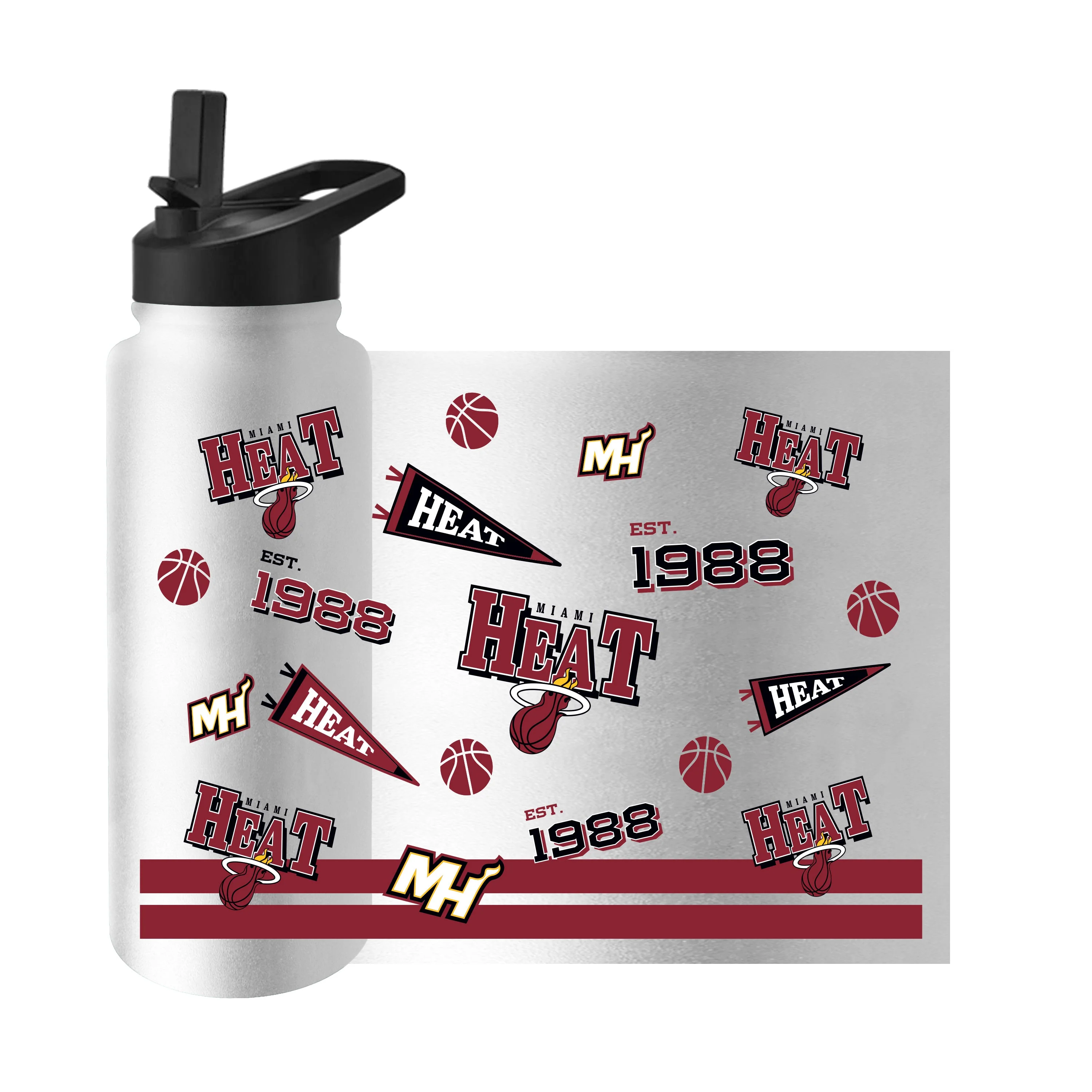 Miami Heat 34oz Native Quencher Bottle - Image 3